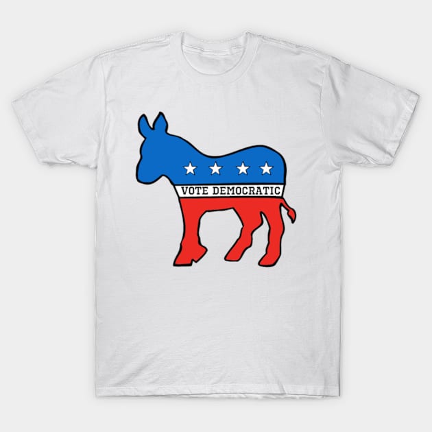 DEMOCRATIC DONKEY MASCOT VOTE DEMOCRAT T-Shirt by colormecolorado